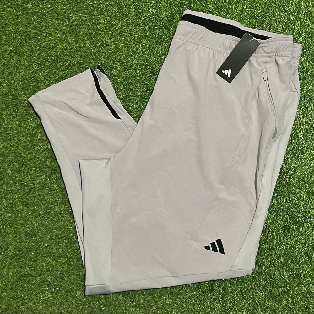Adidas D4T Hybrid Training Athletic Joggers Pants Mens 3XL Grey Bottoms IY112
